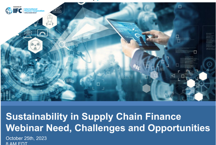 WEBINAR Sustainability In Supply Chain Finance: Need, Challenges And ...